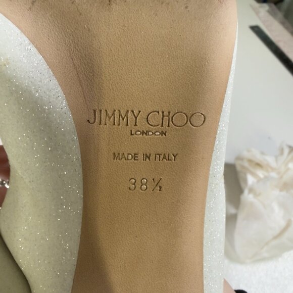 Jimmy Choo Bing 100 Satin Pump - Picture 14 of 14